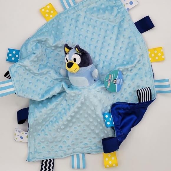 Lovey Bluey Plush Security Blanket, double minky 21 x 21. - Picture 11 of 14